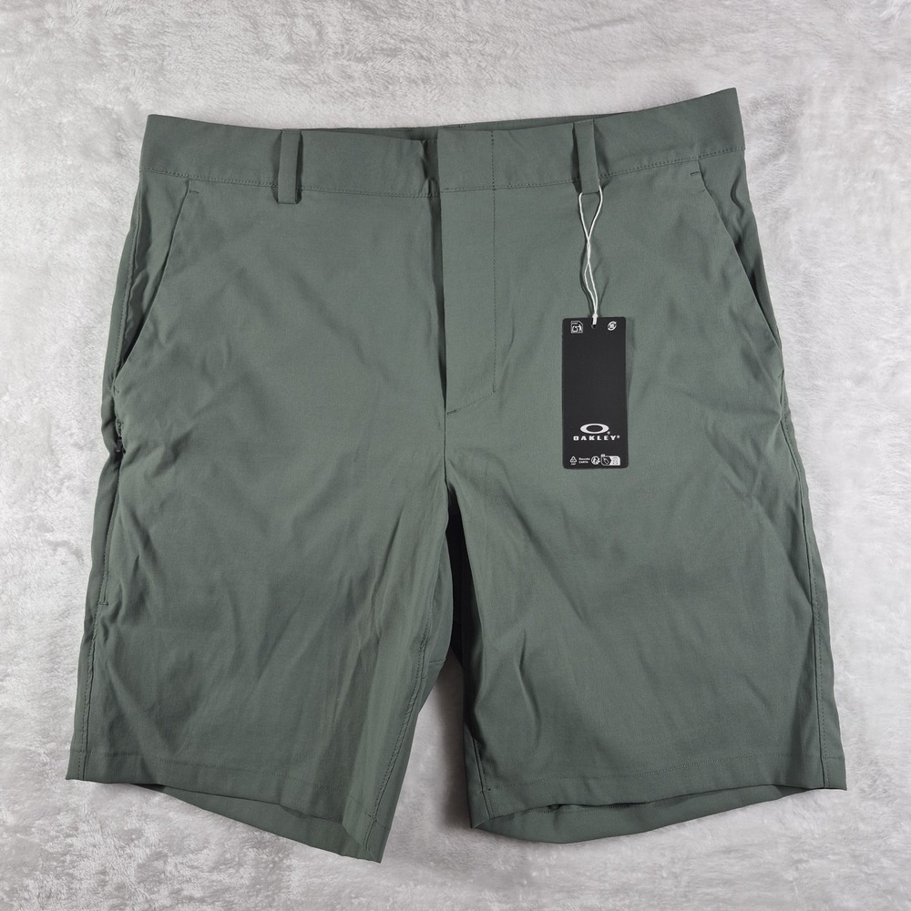 Oakley Take Pro Redux Shorts Men's 33 Green Golf Performance Casual Comfort NWT